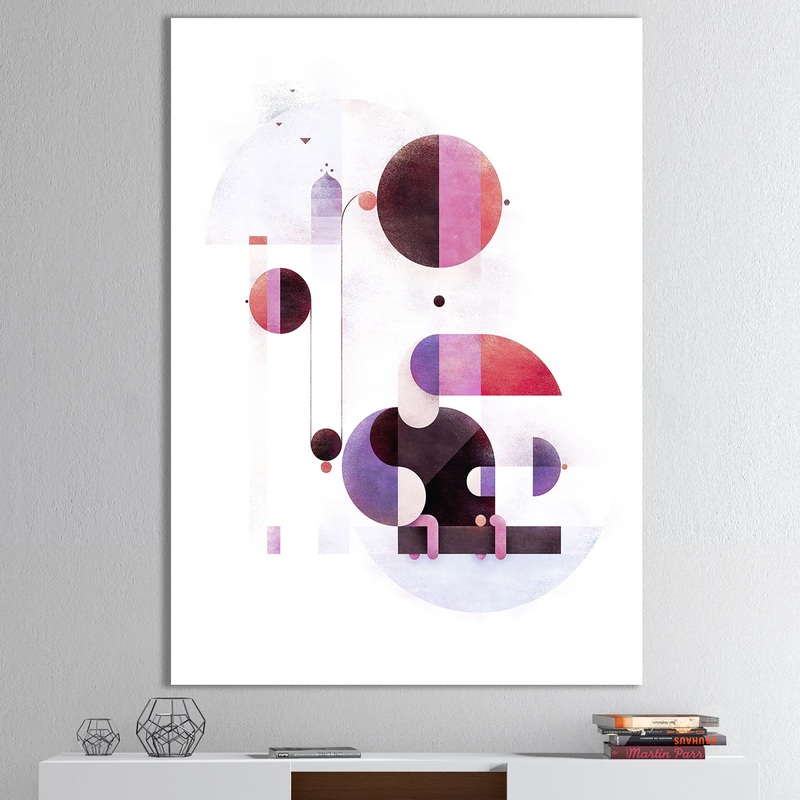 Rainbow Swinger - Mid-Century Modern Gallery-wrapped Canvas