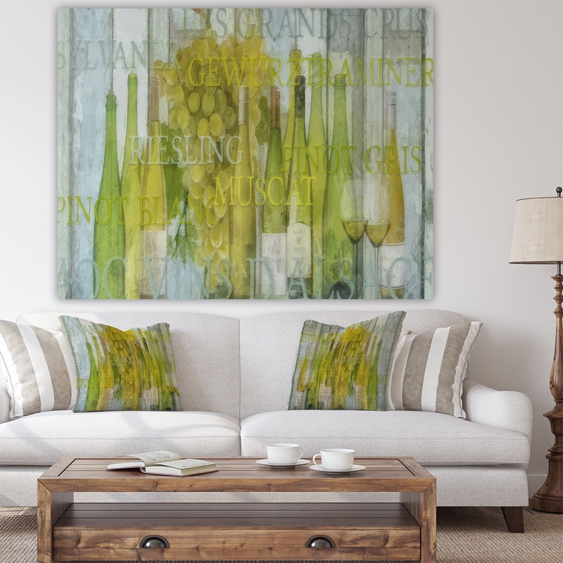 Alsace Wine - Cottage Gallery-wrapped Canvas