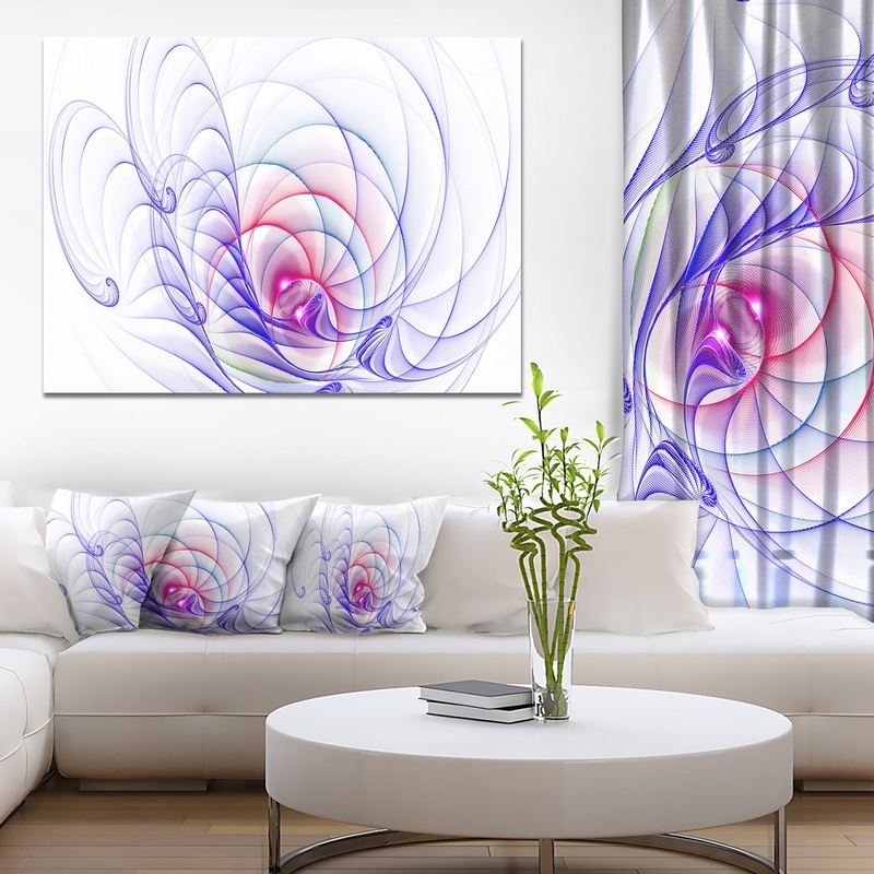 3D Blue Surreal Illustration - Abstract Wall Art Canvas