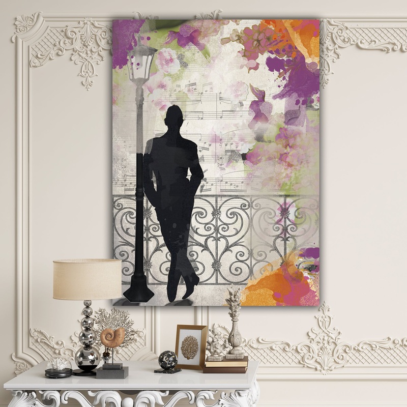 Waiting In Paris - Traditional Canvas Artwork
