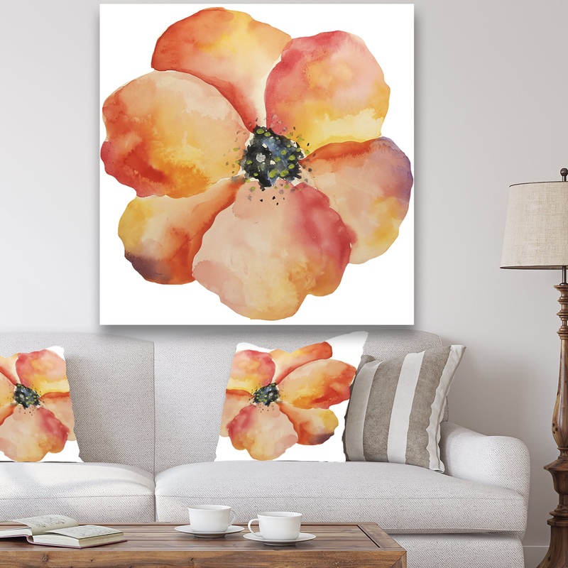Washy Poppy - Cottage Gallery-wrapped Canvas