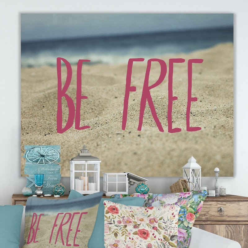 Be Free - Cottage Canvas Wall Art