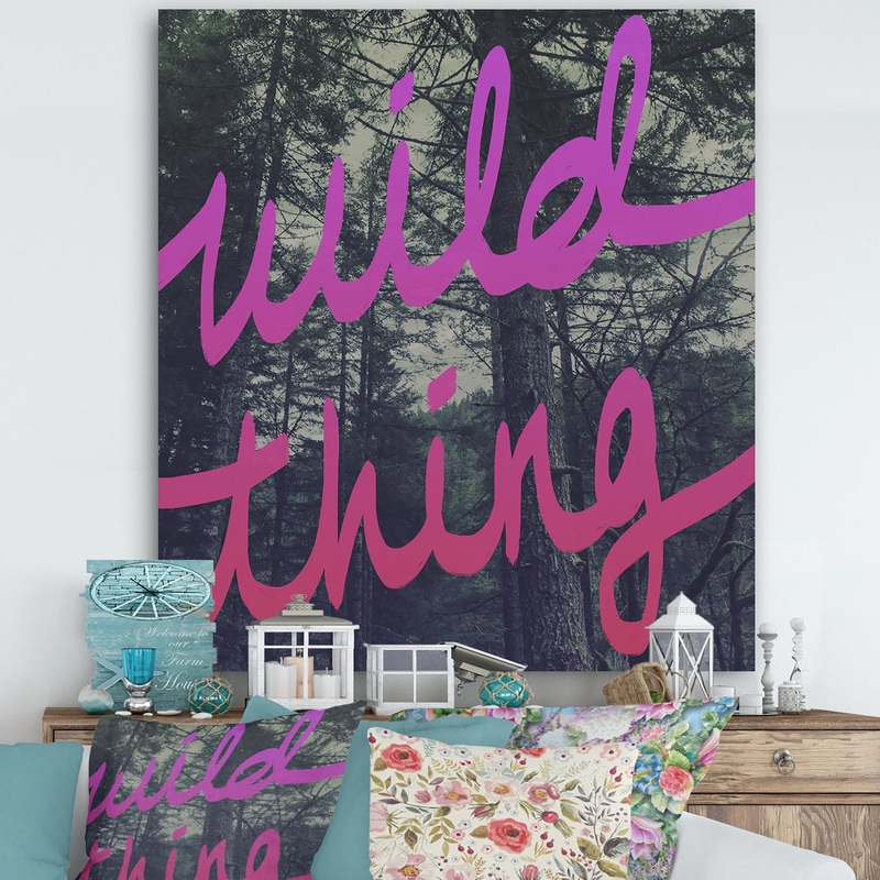 Wild Thing - Cottage Canvas Artwork