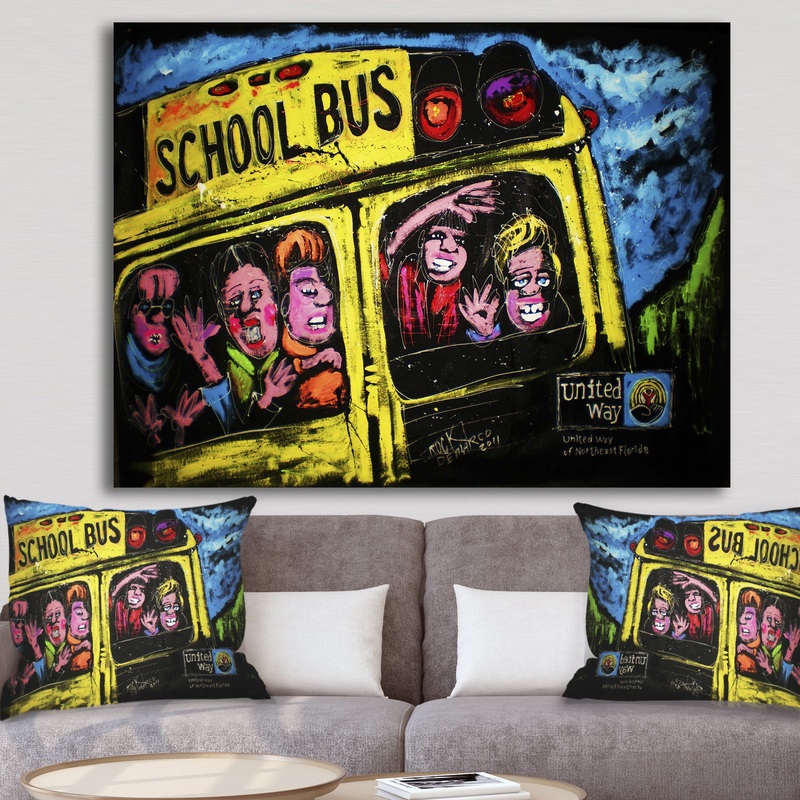 United Way - Modern & Contemporary Gallery-wrapped Canvas
