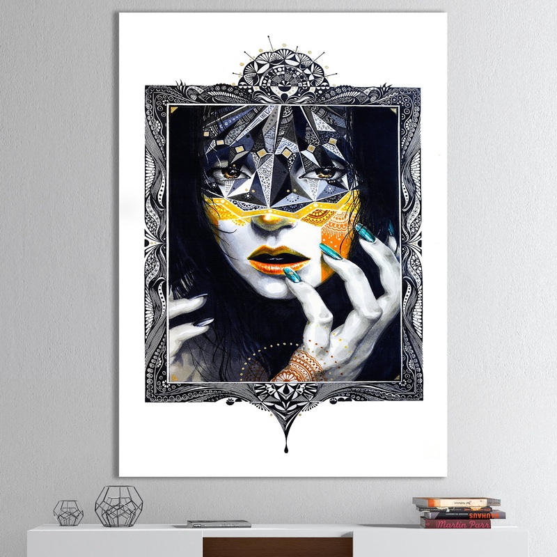 Urban Lady Style - Modern & Contemporary Gallery-wrapped Canvas