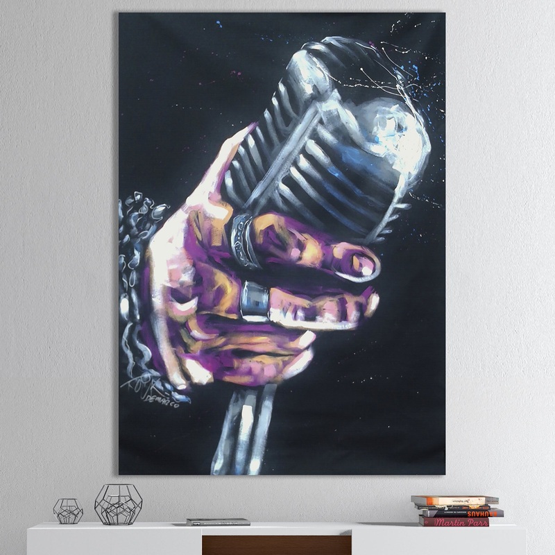 Vintage Music - Modern & Contemporary Canvas Wall Art