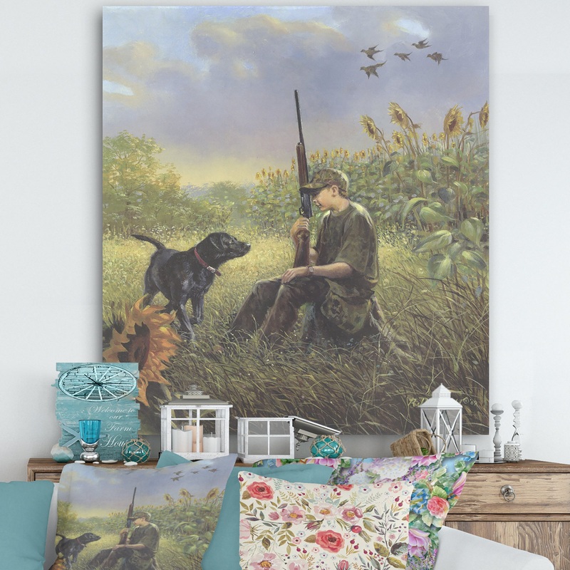 Watch Your Back - Lake House Canvas Art Print