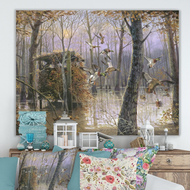 While You Were Out - Lake House Gallery-wrapped Canvas