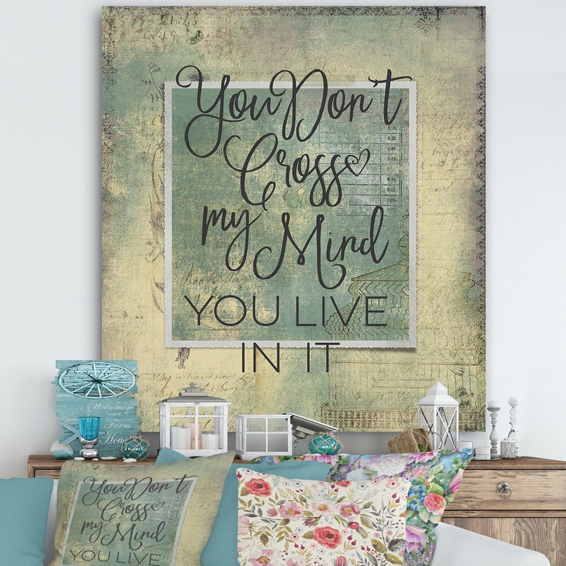 You Cross My Mind - Cottage Canvas Art Print