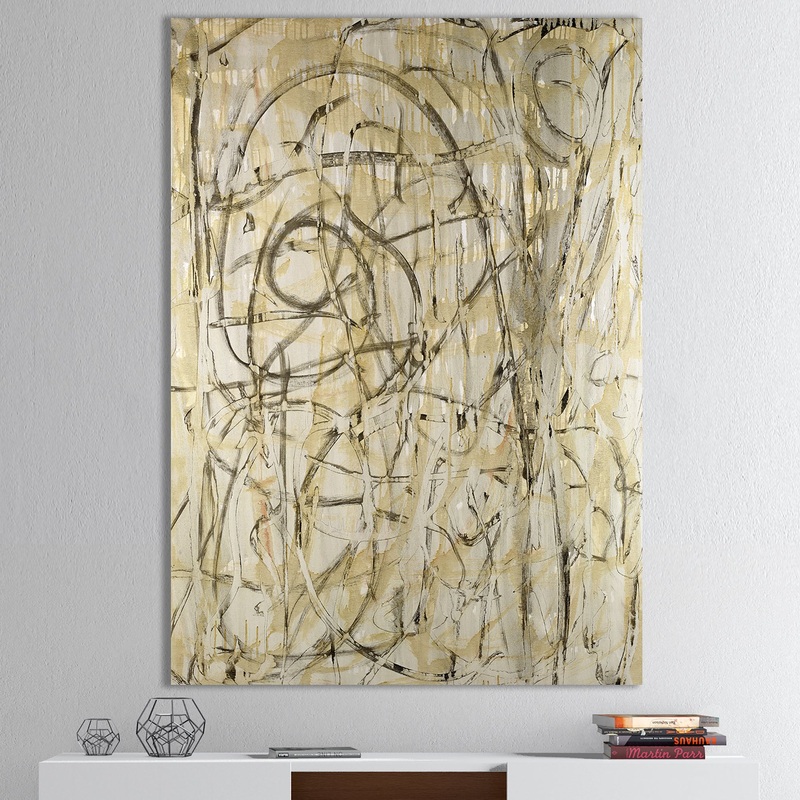 Action Painting Art I - Modern & Contemporary Canvas Artwork