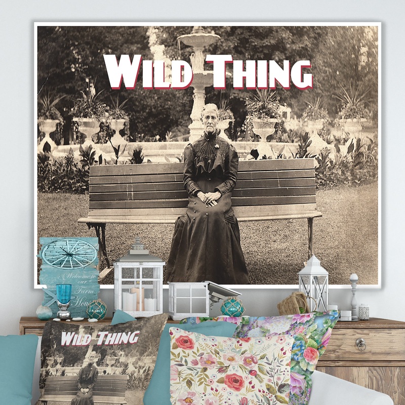 Wild Thing II - Cottage Canvas Wall Art