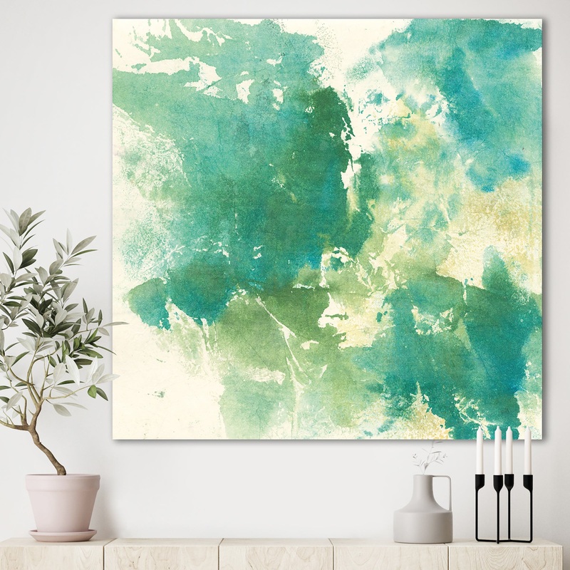 Watercolor Rock I - Modern & Contemporary Gallery-wrapped Canvas