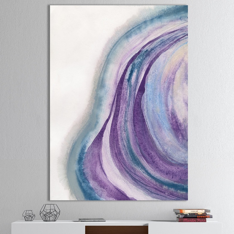 Watercolor Geode II - Modern & Contemporary Premium Canvas Wall Art