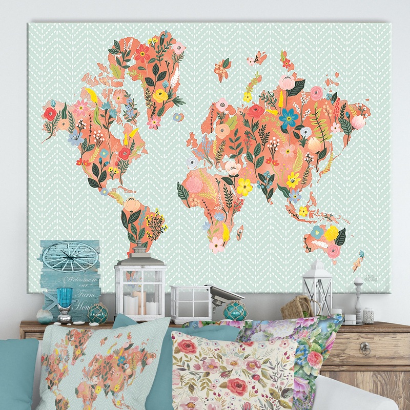 WA Wild Garden World - Cottage Canvas Wall Art