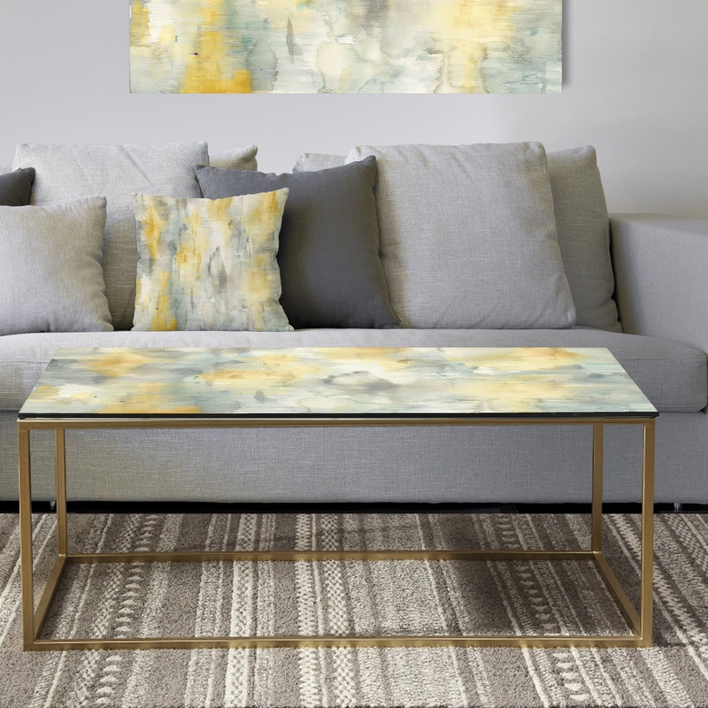 Summer Shower - Metal Traditional Coffee Table
