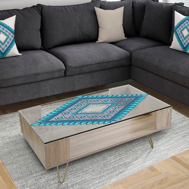 Triangular Crenelated - Modern Coffee Table
