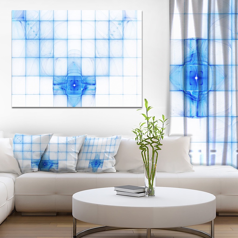 Bat Outline on Radar Screen - Abstract Wall Art on Canvas