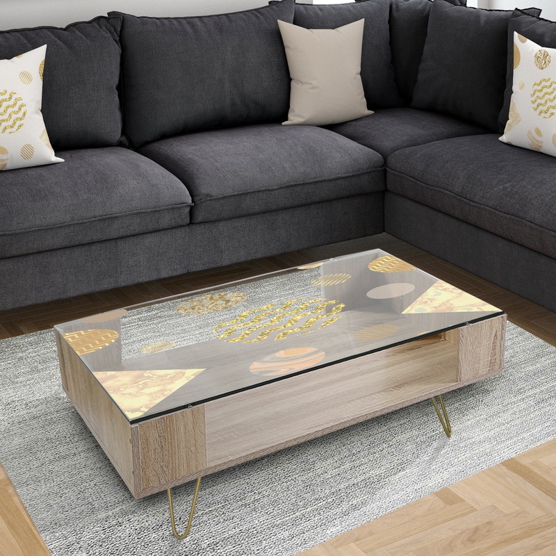 Capital Gold Lively 6 - Modern Coffee Table