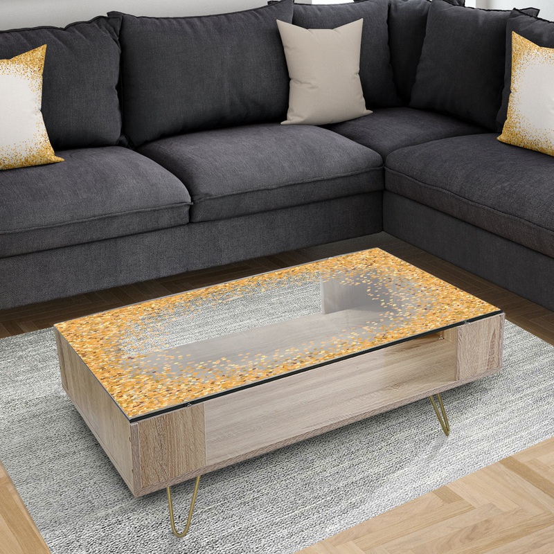 Capital Gold Sparkle 21 - Glam Coffee Table