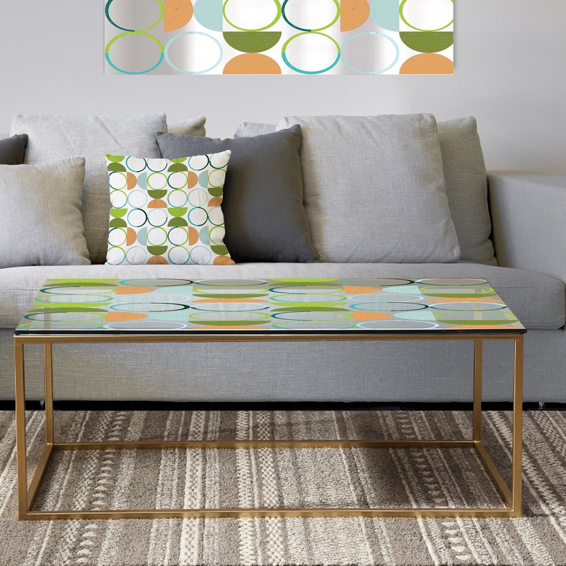 Circular Rhythm 1 - Metal Modern Coffee Table