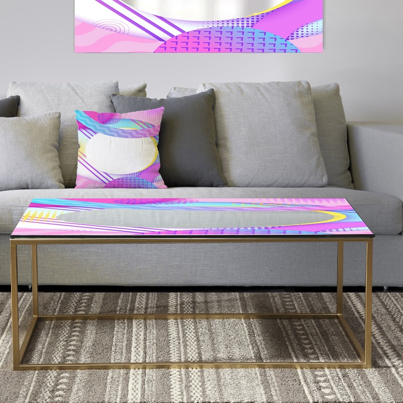 Spacy Dimensions 10 - Metal Modern Coffee Table
