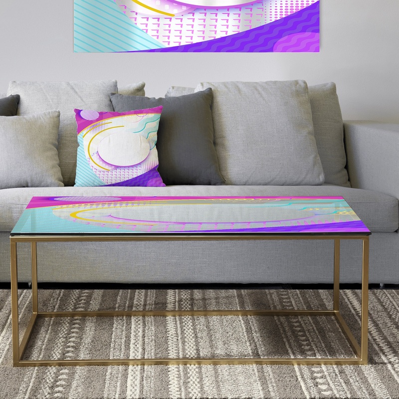 Spacy Dimensions 8 - Metal Modern Coffee Table