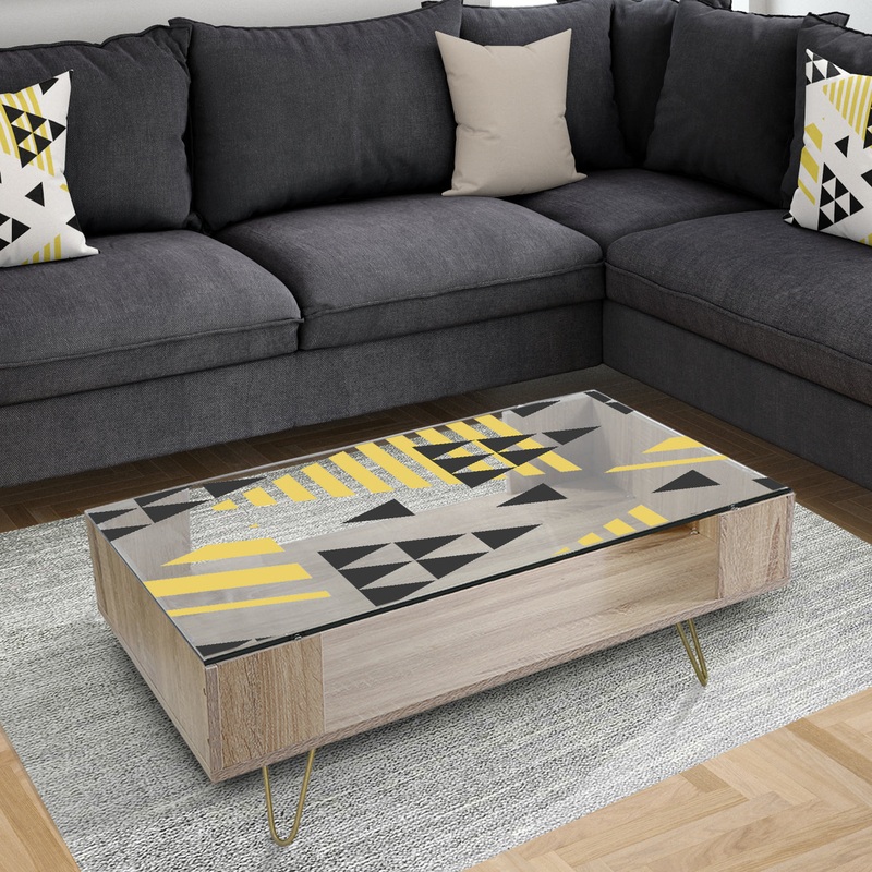 Triangular Diamond Universe 3 - Modern Coffee Table