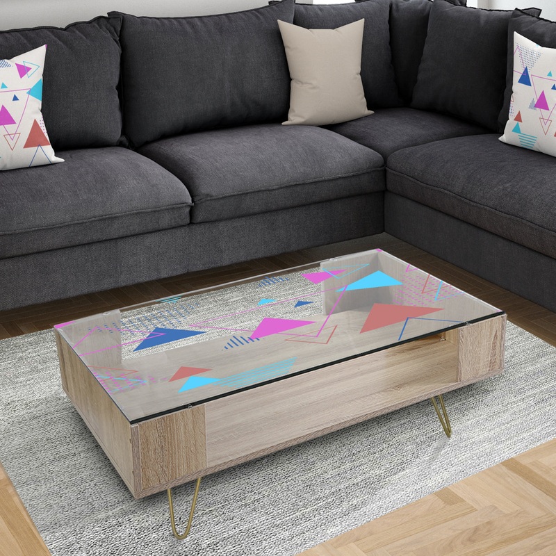 Triangular Spacy Spheres 6 - Modern Coffee Table