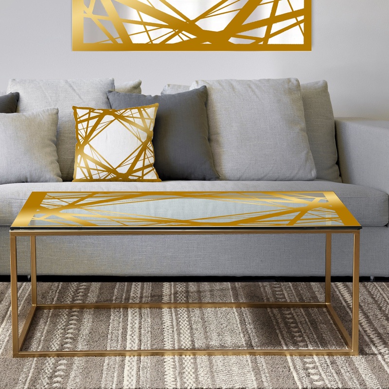 Capital Gold Jangle 3 - Metal Glam Coffee Table
