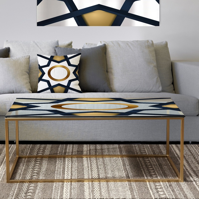 Capital Gold Sleek 18 - Metal Glam Coffee Table