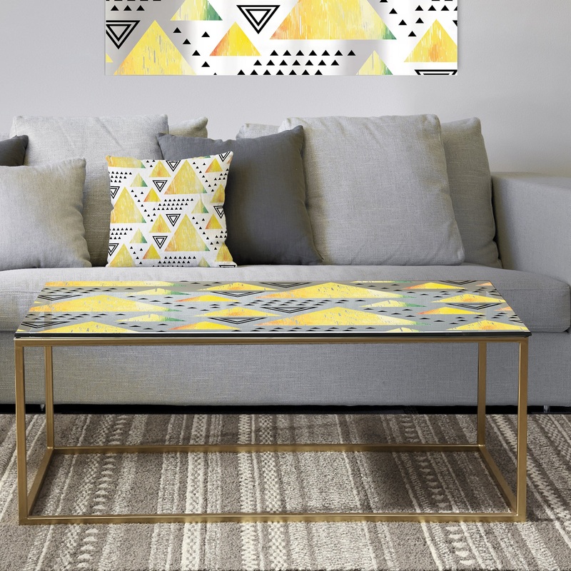 Triangular Retro Design IV - Metal Glam Coffee Table