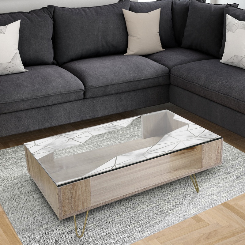 Capital Gold Sleek 16 - Glam Coffee Table