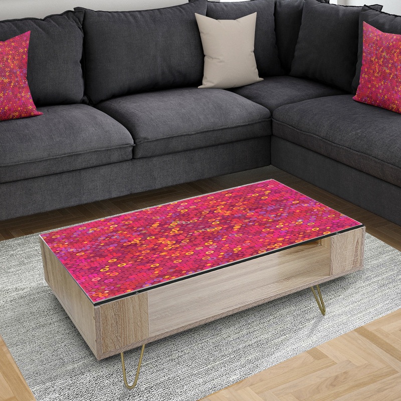 Circular Retro Design III - Glam Coffee Table