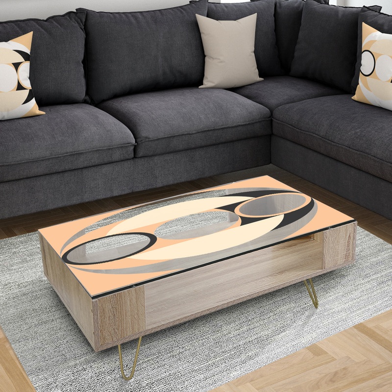Spacy Dimensions 12 - Mid-Century Modern Coffee Table