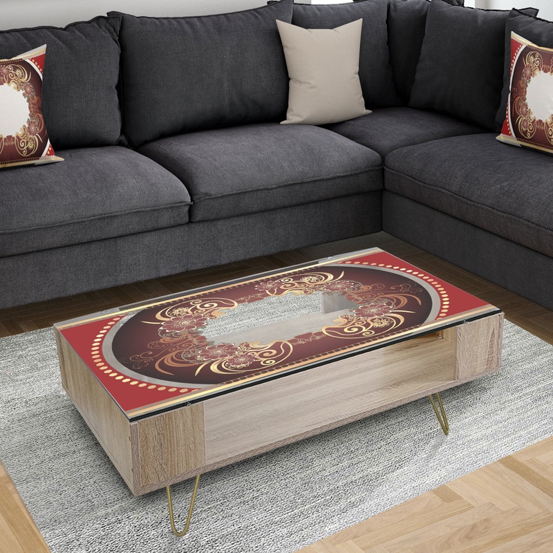 Vintage Floral - Bohemian & Eclectic Coffee Table