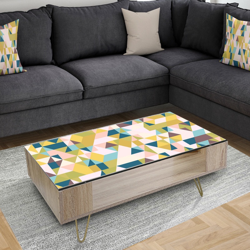 Triangular Retro Design I - Glam Coffee Table