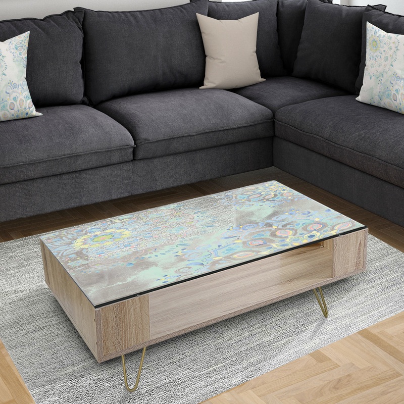 Watercolor mandalas III - Traditional Coffee Table