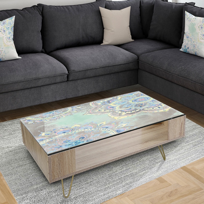Watercolor mandalas IV - Traditional Coffee Table
