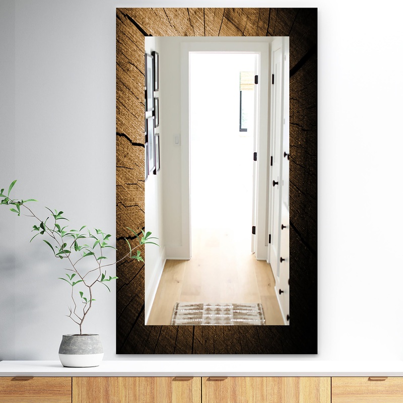 Wood Curve - Traditional Mirror - Vanity Mirror