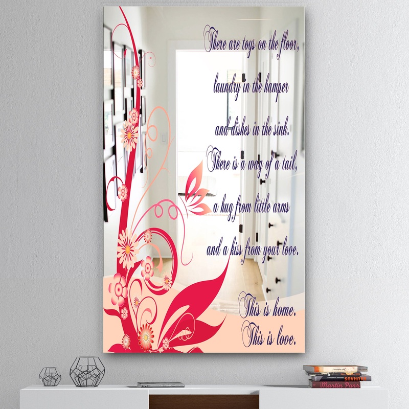 A Kiss From Your Love - Cabin & Lodge Mirror - Wall Mirror