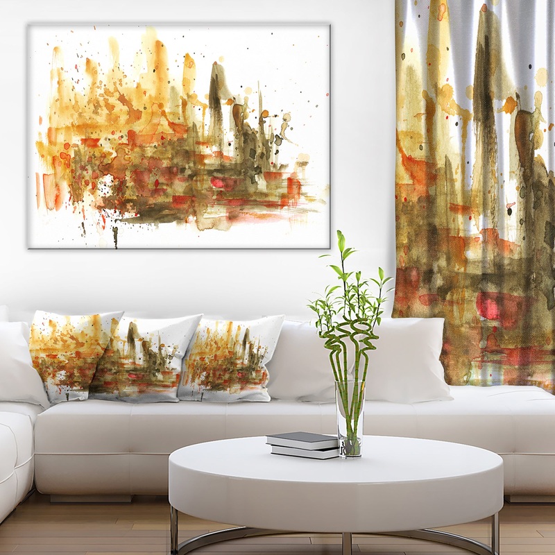Abstract Composition Art - Abstract Canvas Art Print