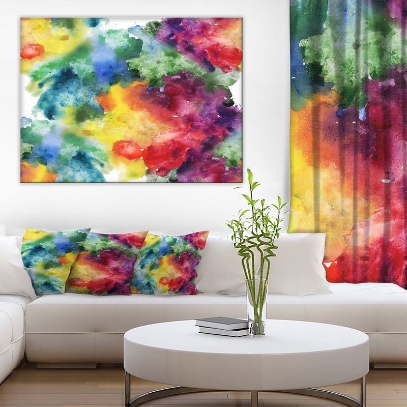 Abstract Watercolor Texture - Abstract Canvas Artwork