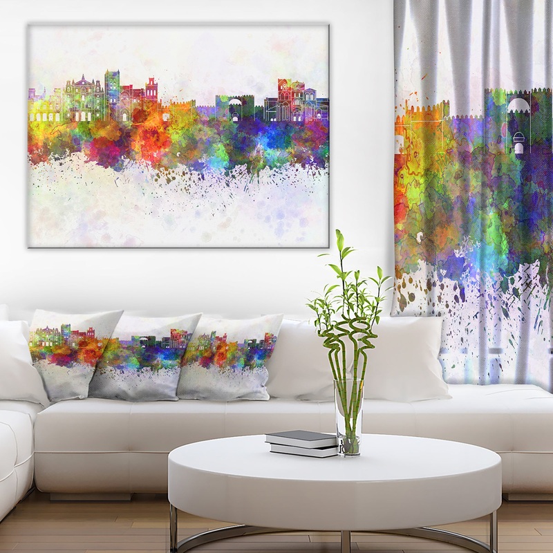 Avila Skyline - Cityscape Canvas Artwork Print