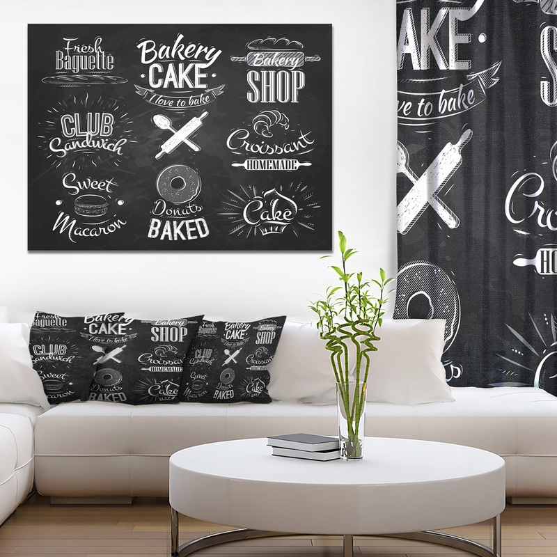 Bakery Characters - Digital Art Canvas Art Print