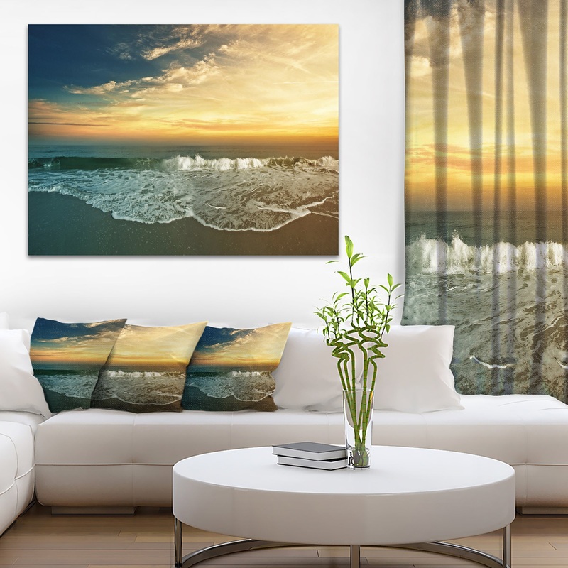 Beach Panorama - Landscape Canvas Art Print