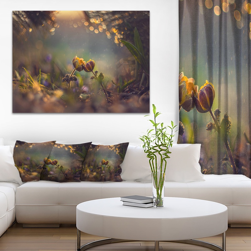 Two Spring Flowers - Floral Photography Canvas Print