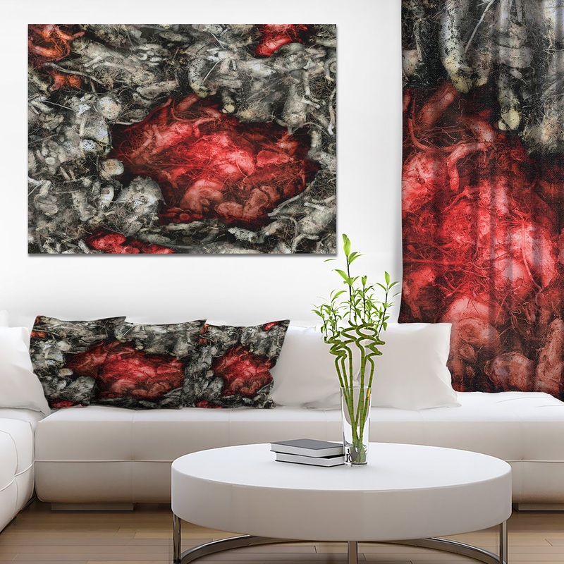 Abstract Floral Texture Background - Large Abstract Canvas Artwork