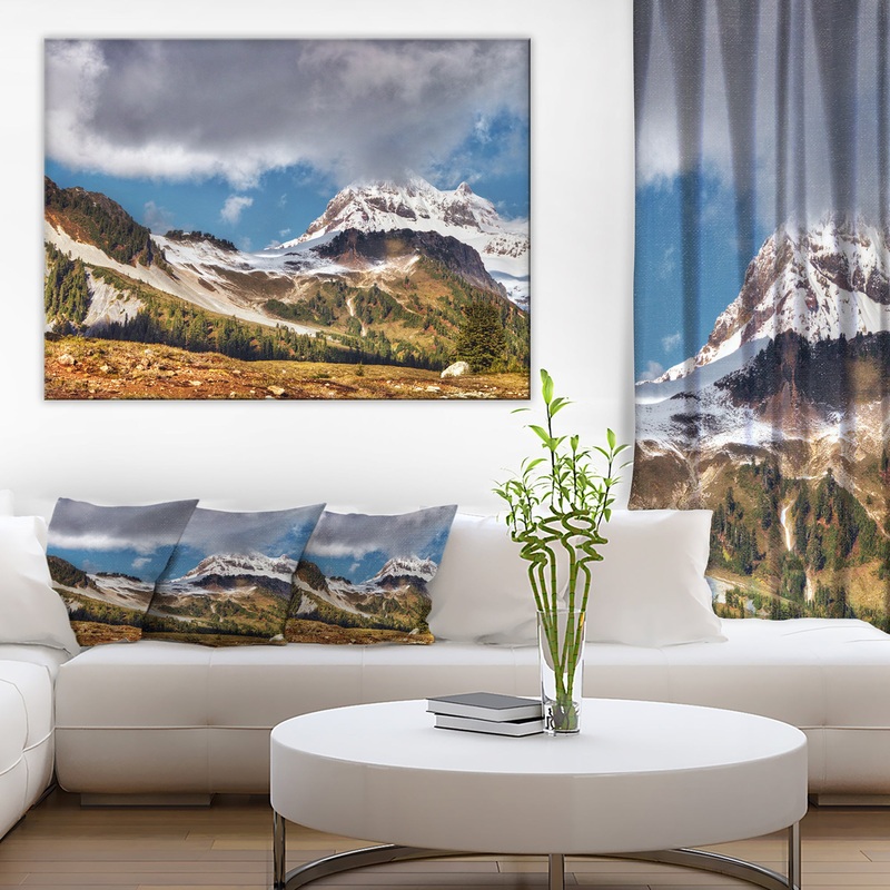 Whistler Mountain British Columbia - Extra Large Cityscape Wall Art on Canvas